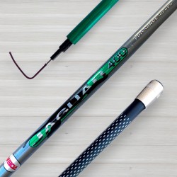 Телескопічна вудка для риболовлі Кайда (Kaida) Jaguar без кілець, тест 40-80г, довжина 4м